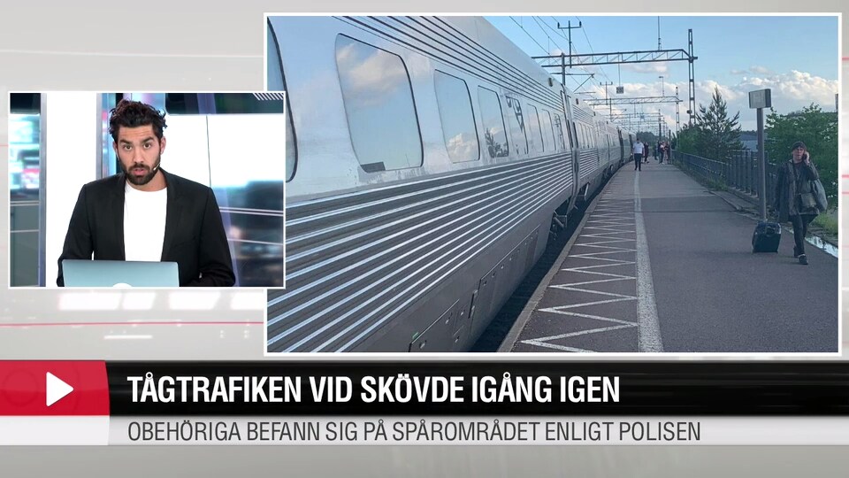 Tågtrafiken vid Skövde är igång igen efter stopp