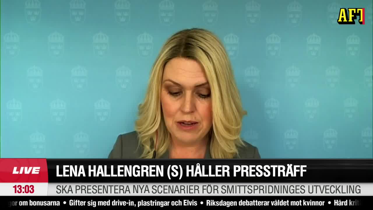 Hallengren (s) och Carlson håller pressträff