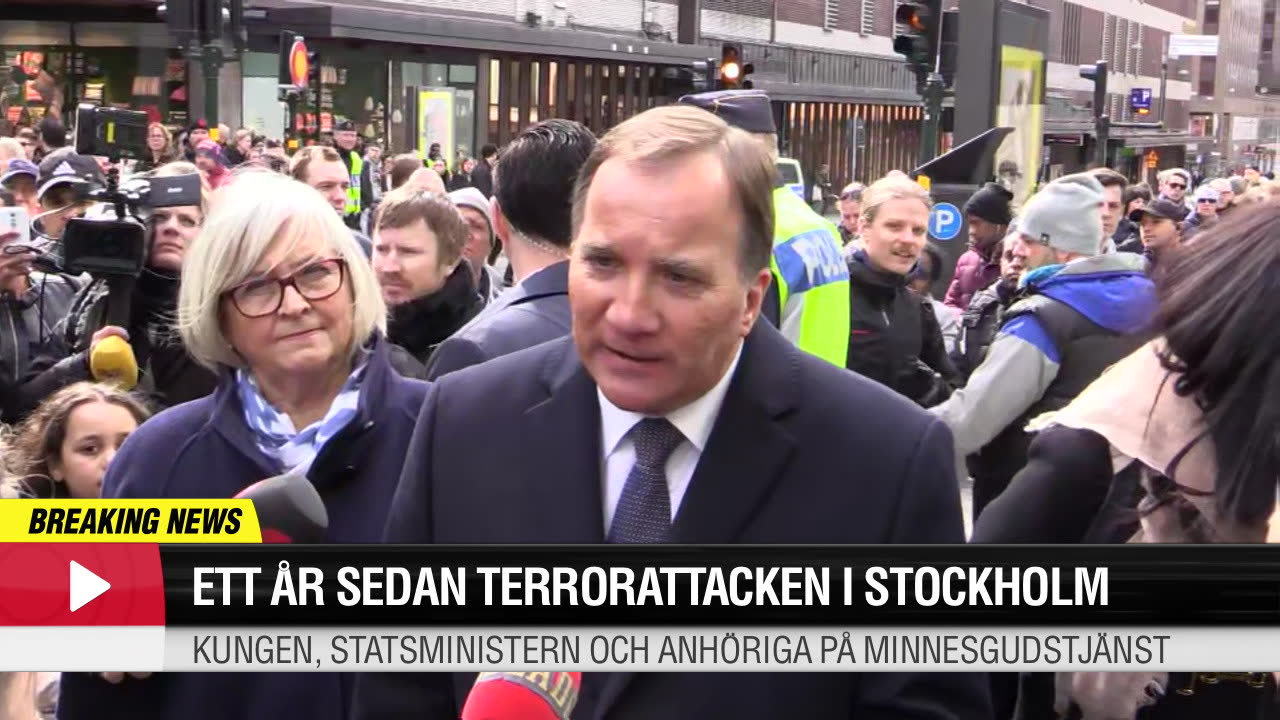 Ett år sedan terrorattacken i Stockholm