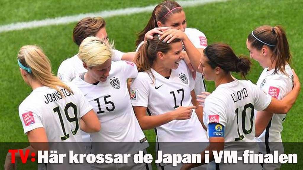 Här krossar USA Japan i VM-finalen