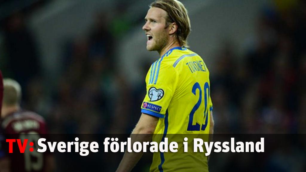 Sverige förlorade i Ryssland