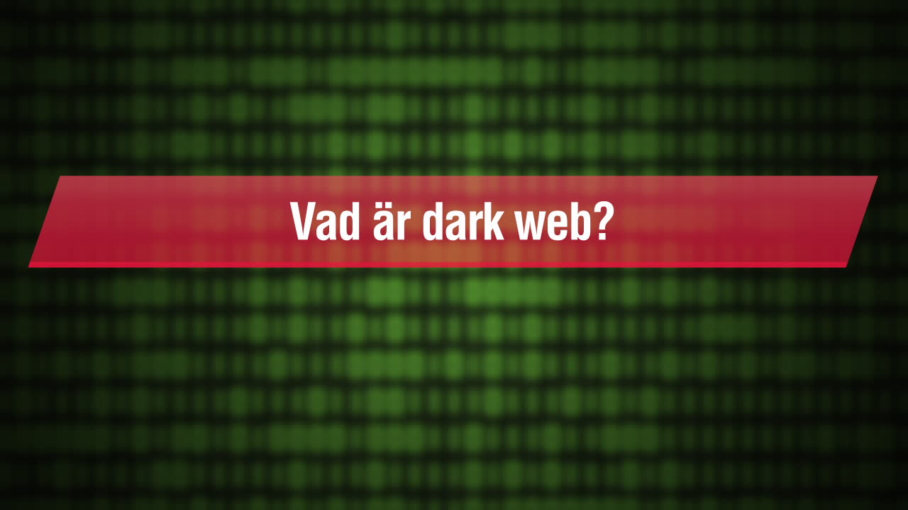 Det här är "dark web"