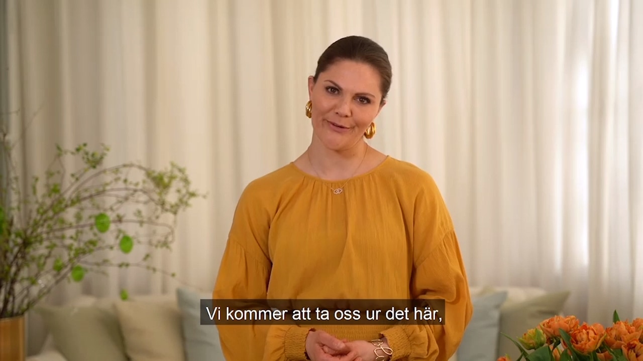 Kronprinsessan Victoria: "Vi kommer ta oss igenom det här"