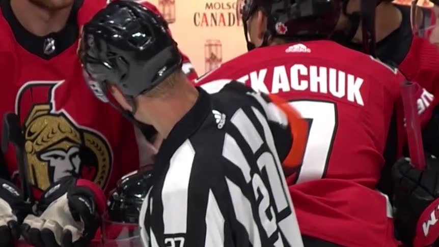 Det har du aldrig sett en domare göra i NHL