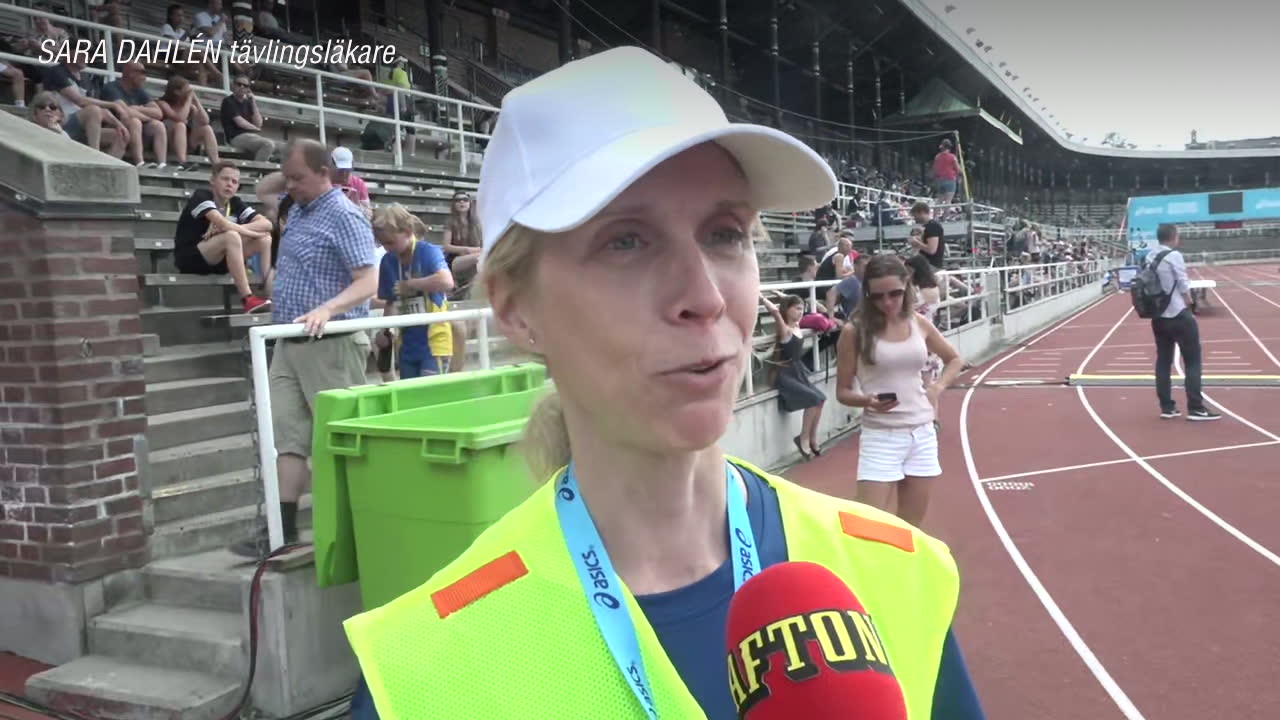 Tävlingsläkaren: ”Vi tar hand om de som det inte gått så bra för”