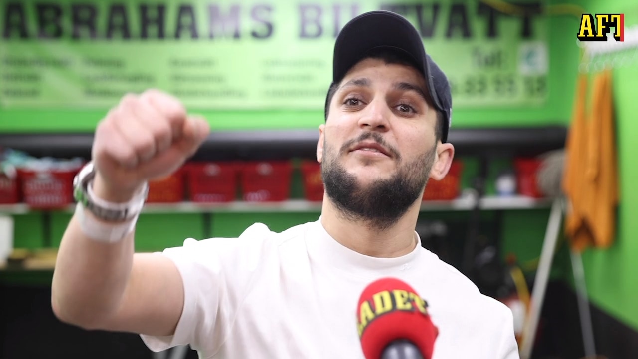 Abraham stoppade knivmannen i biltvätten