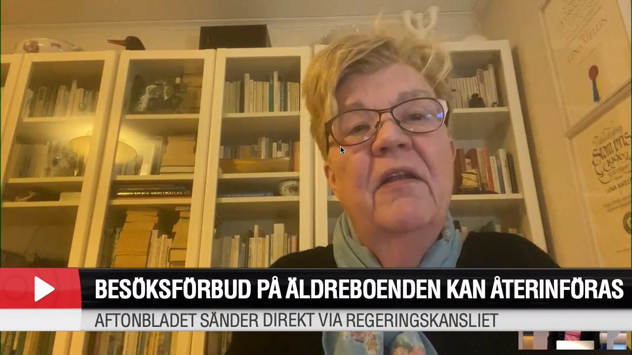 Lena Mellin: Omöjligt införa nationellt besöksförbud på äldreboenden