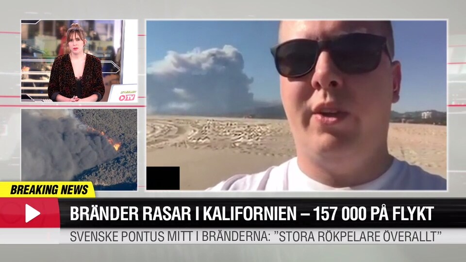 Bränder rasar i Kalifornien – 157 000 på flykt