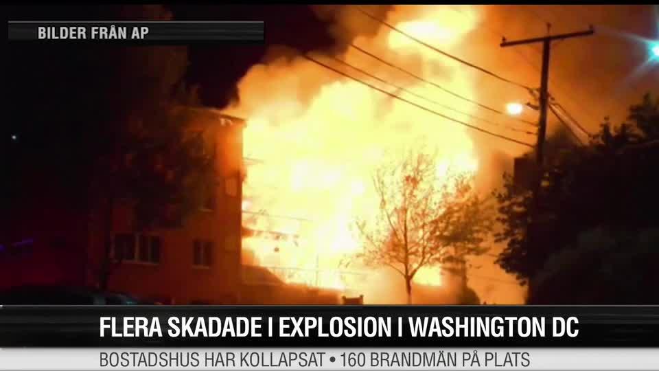 Flera skadade efter höghusexplosion i USA