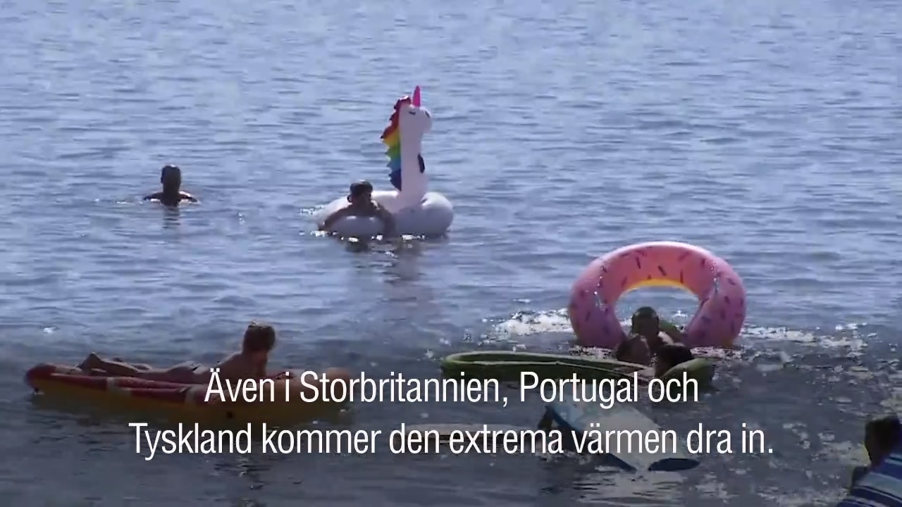 Sommarvärmen kommer till Sverige nästa vecka