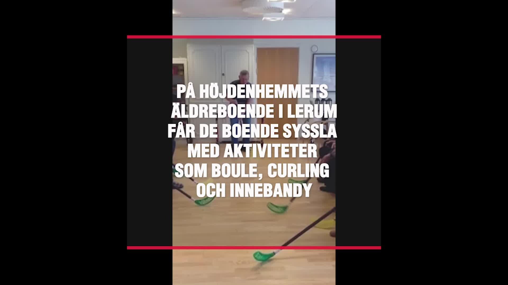 Klippet från äldreboendet gör succé