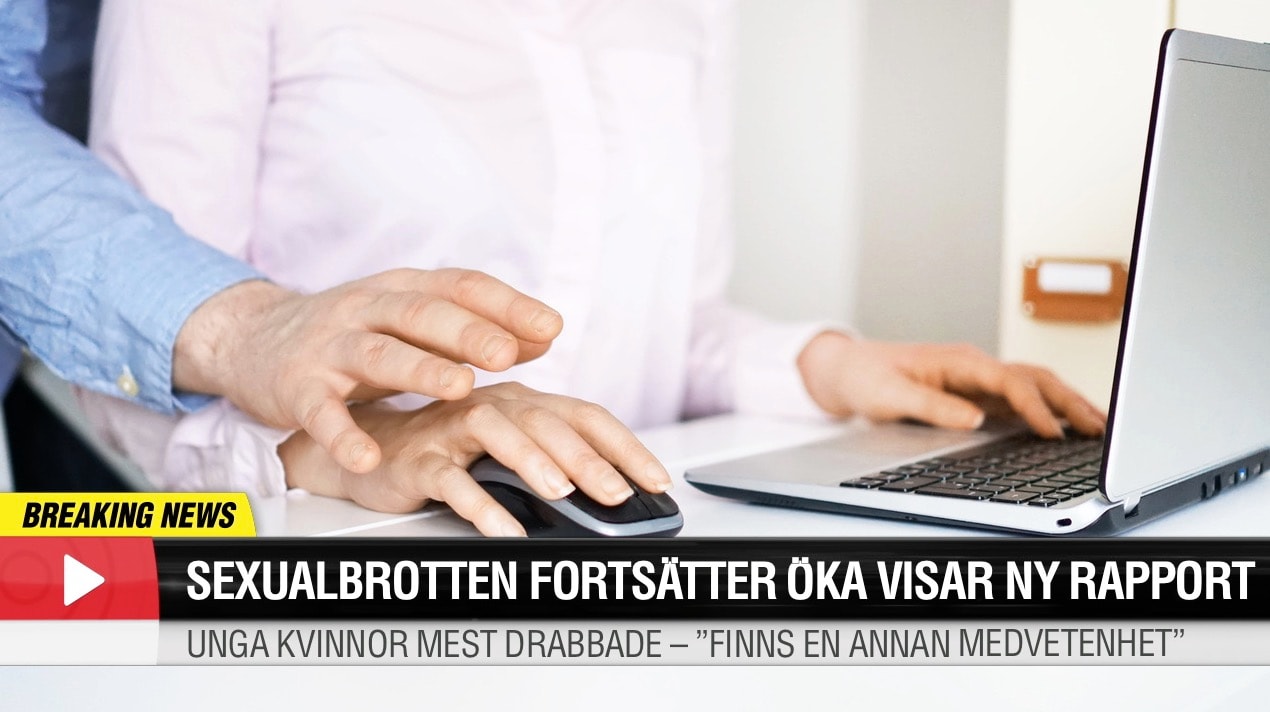 Sexualbrotten fortsätter öka visar ny rapport