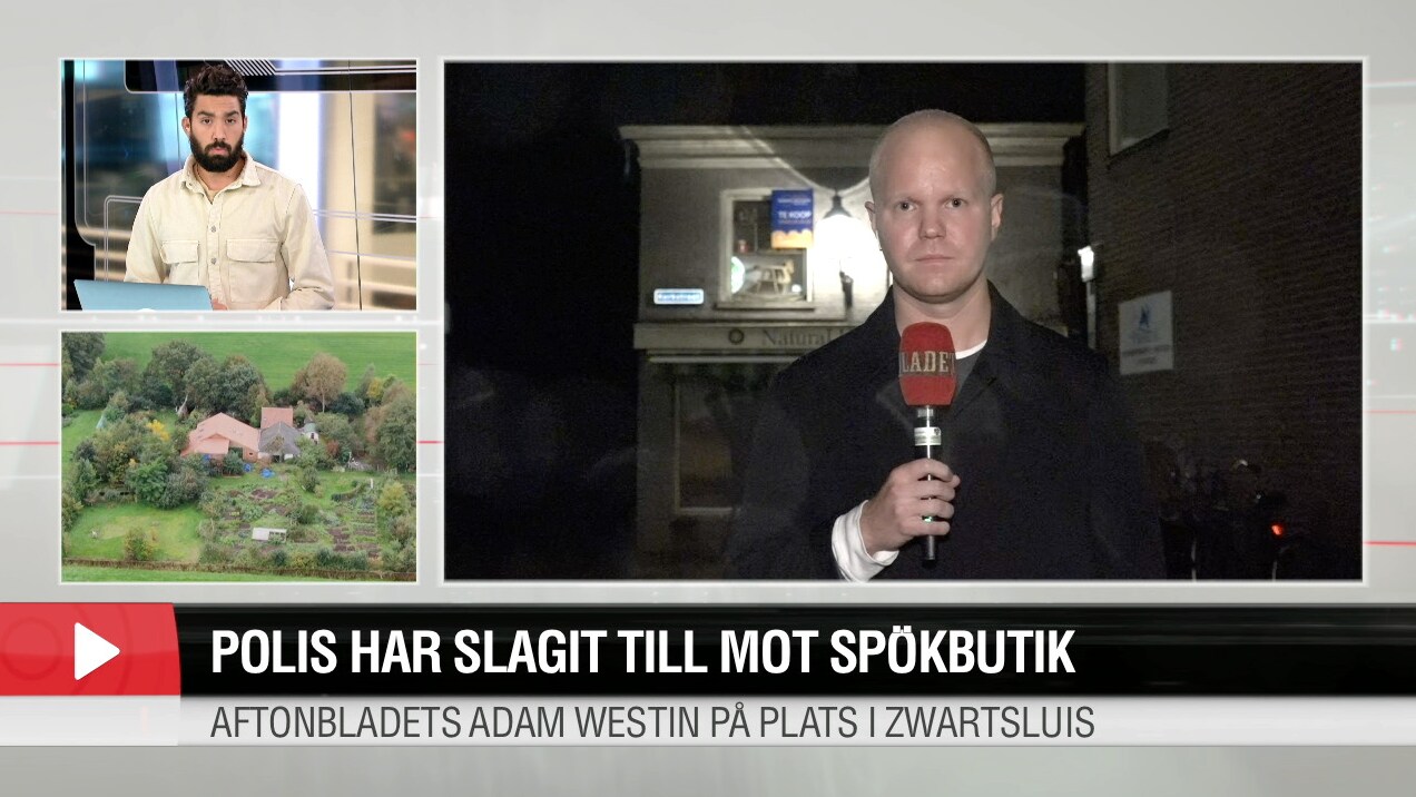 Aftonbladets Adam Westin på plats