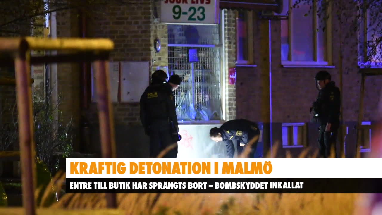 Kraftig detonation i Malmö