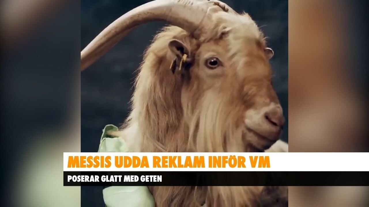 Messis underliga reklam inför VM