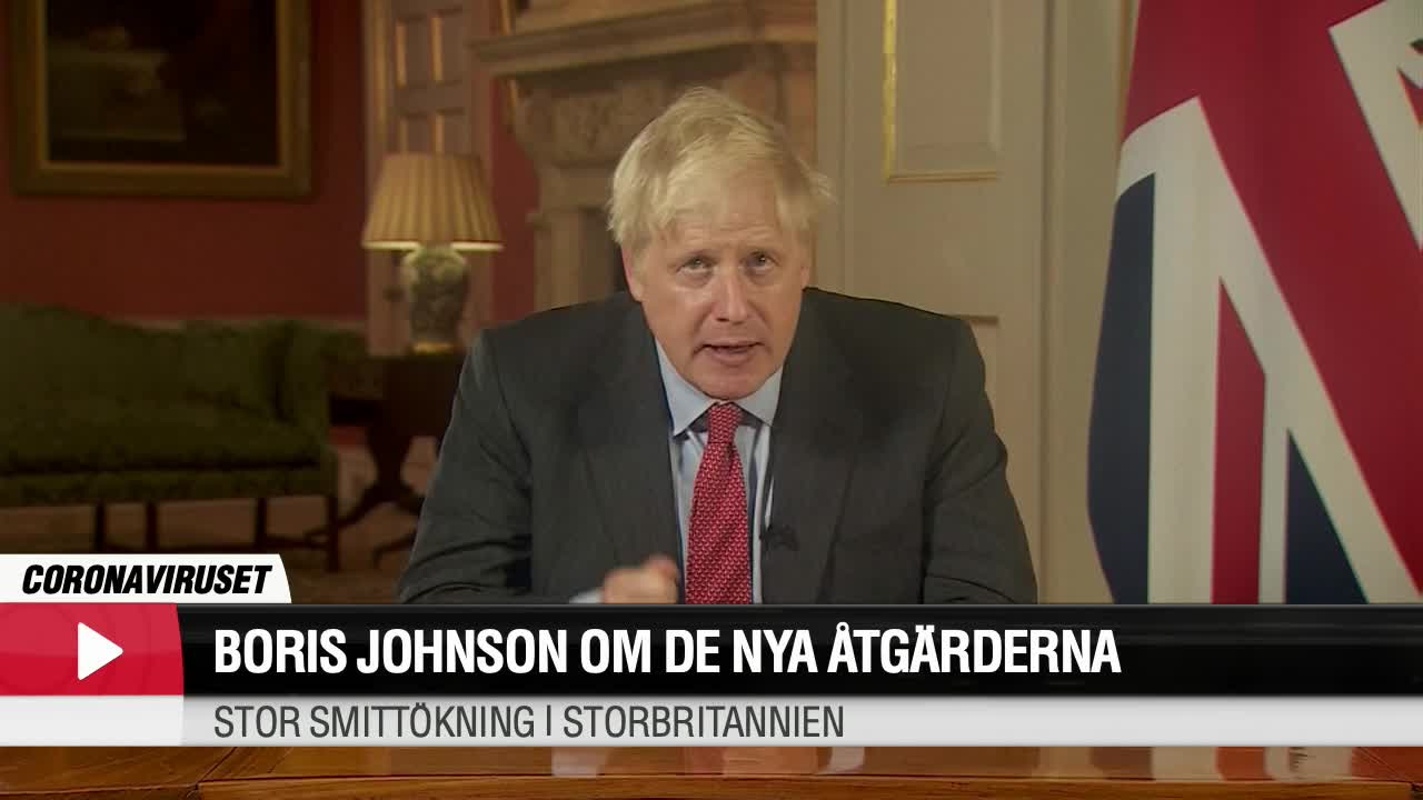 Boris Johnsons tal till nationen