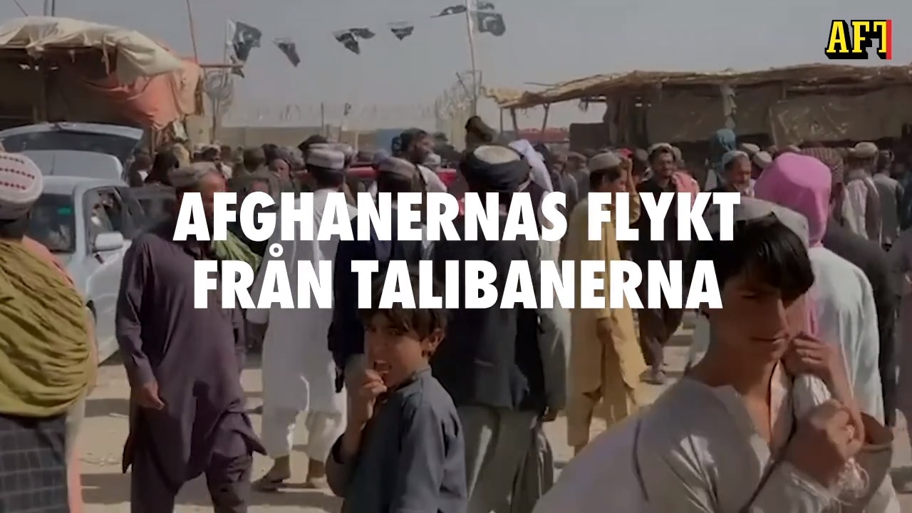 Afghanernas flykt från talibanerna