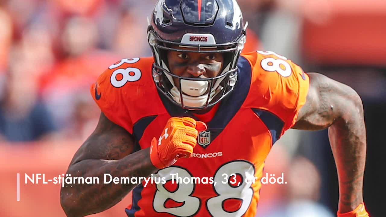 NFL-stjärnan Demaryius Thomas har hittats död