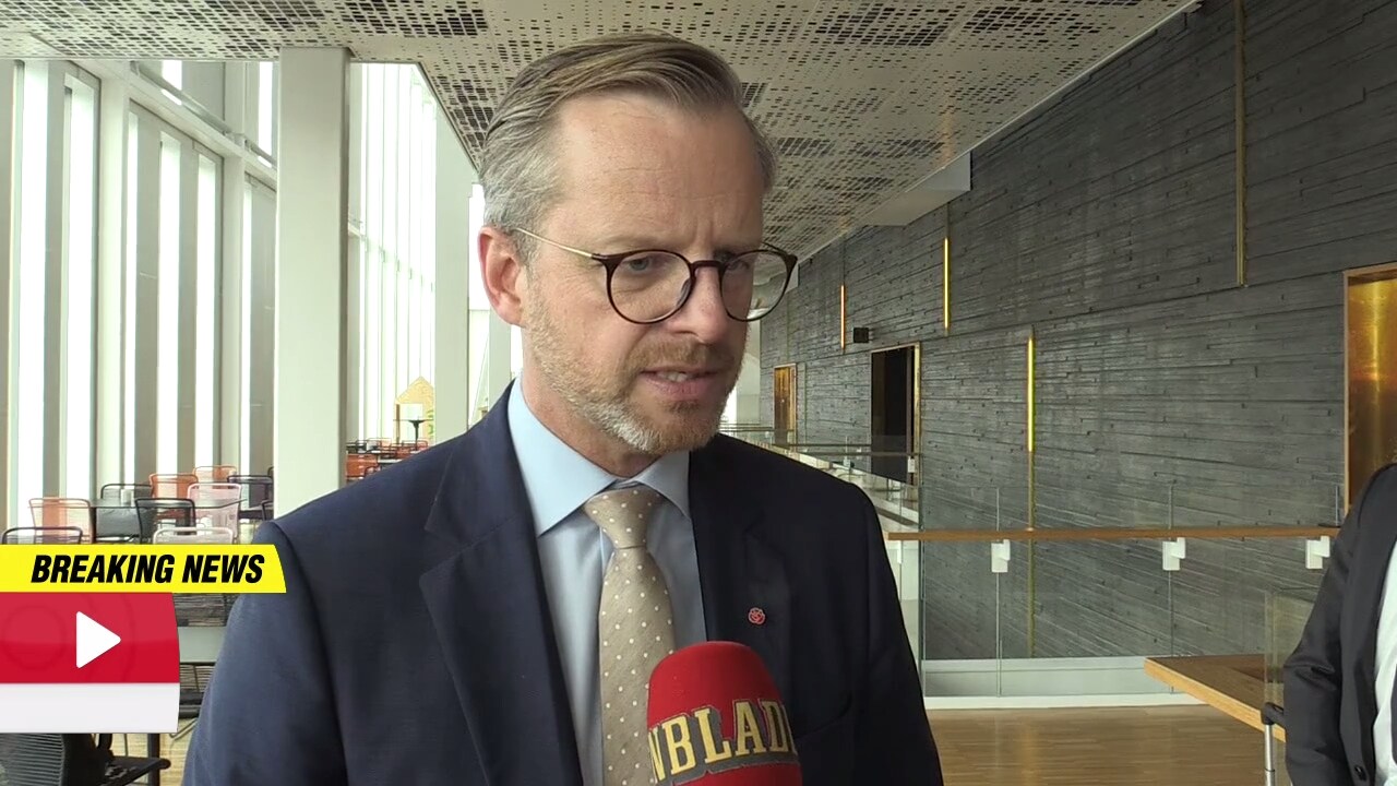 Inrikesminister Mikael Damberg besöker Malmö efter dödskjutningen av småbarnsmamman