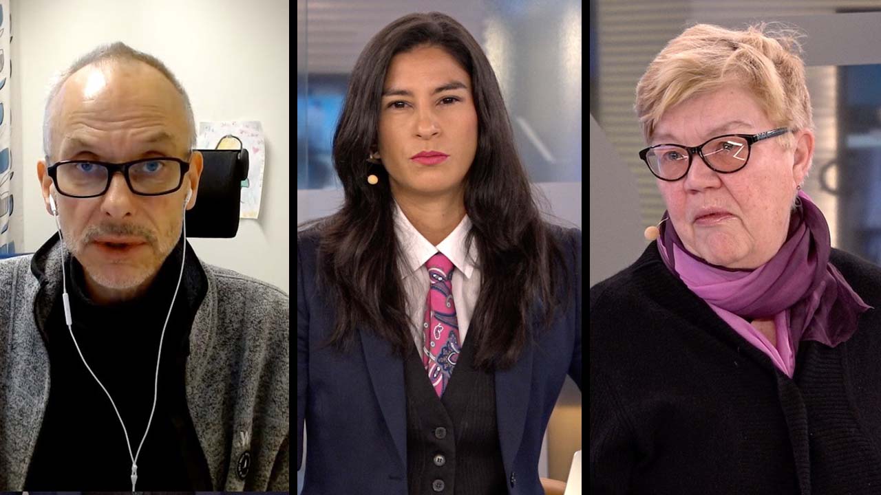 Lena Mellin och Magnus Gisslén om restriktionerna