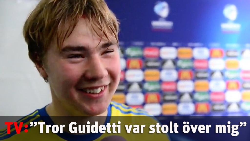 ”Tror Guidetti var stolt över mig”