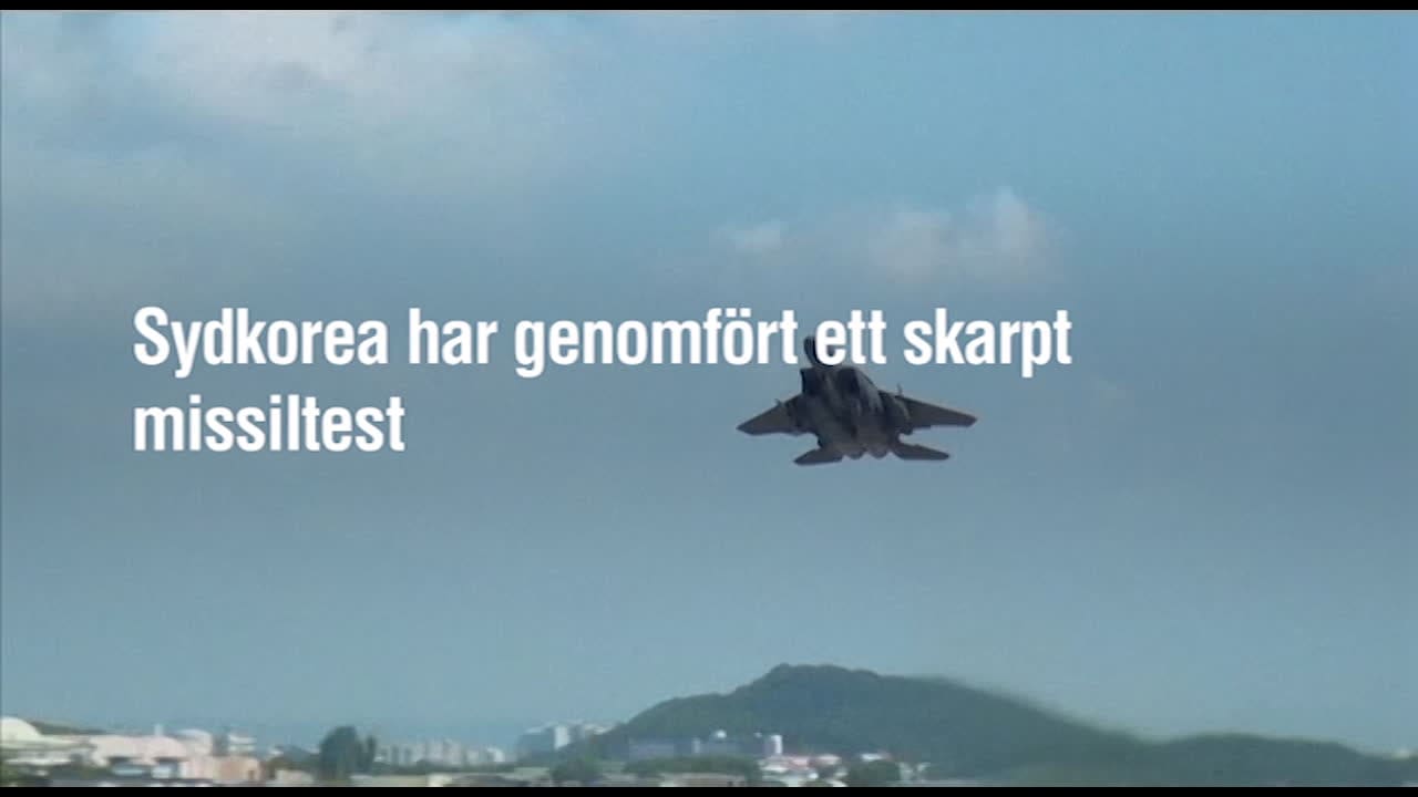 Sydkorea har testat missil