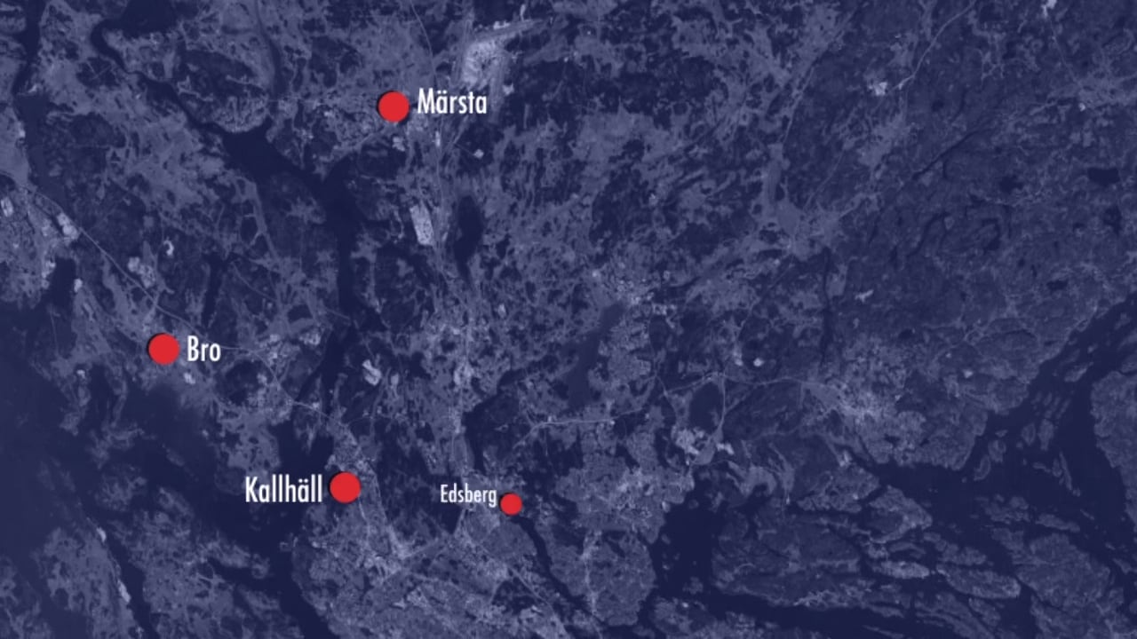 Se grafiken: Så styr kriminella gängen Stockholm