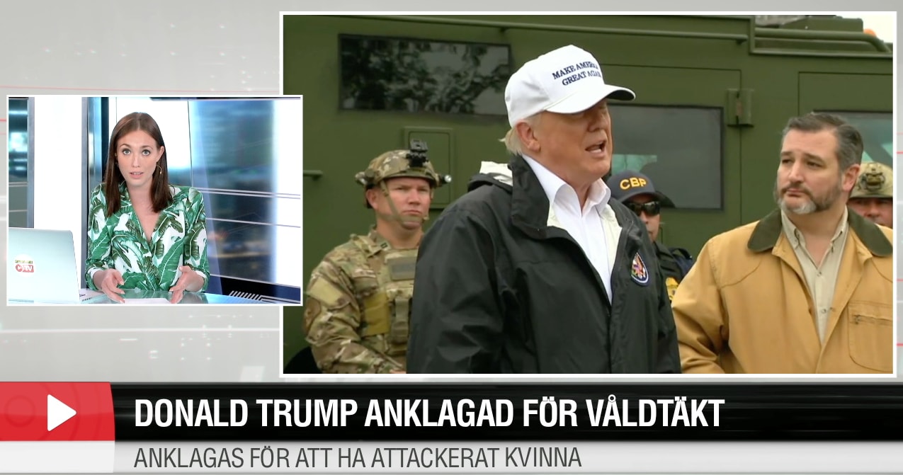 Donald Trump anklagad för våldtäkt