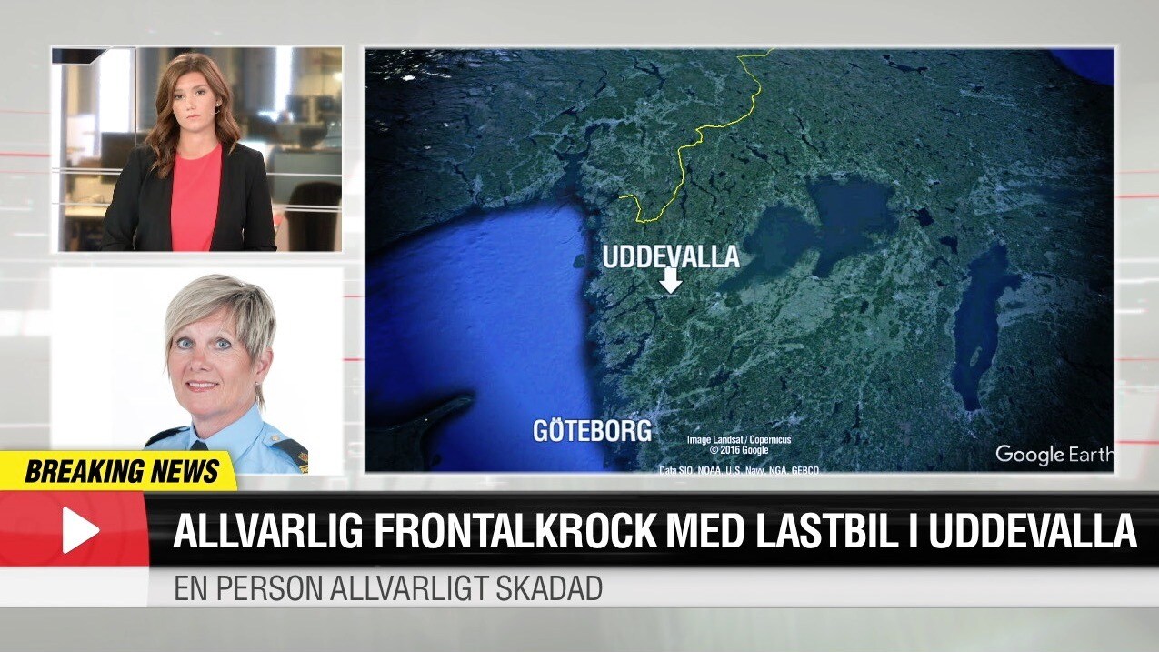 En allvarligt skadad efter frontalkrock