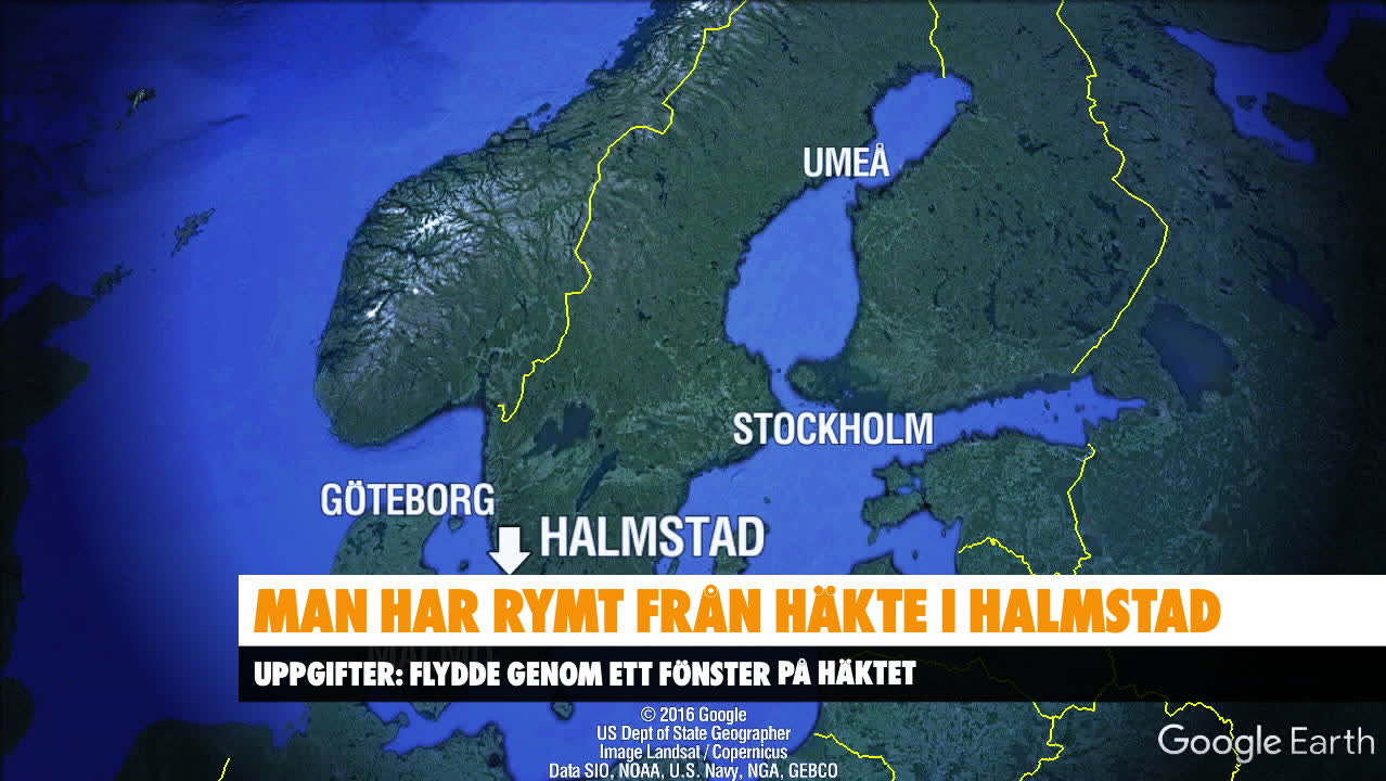 Man har rymt från häkte i Halmstad