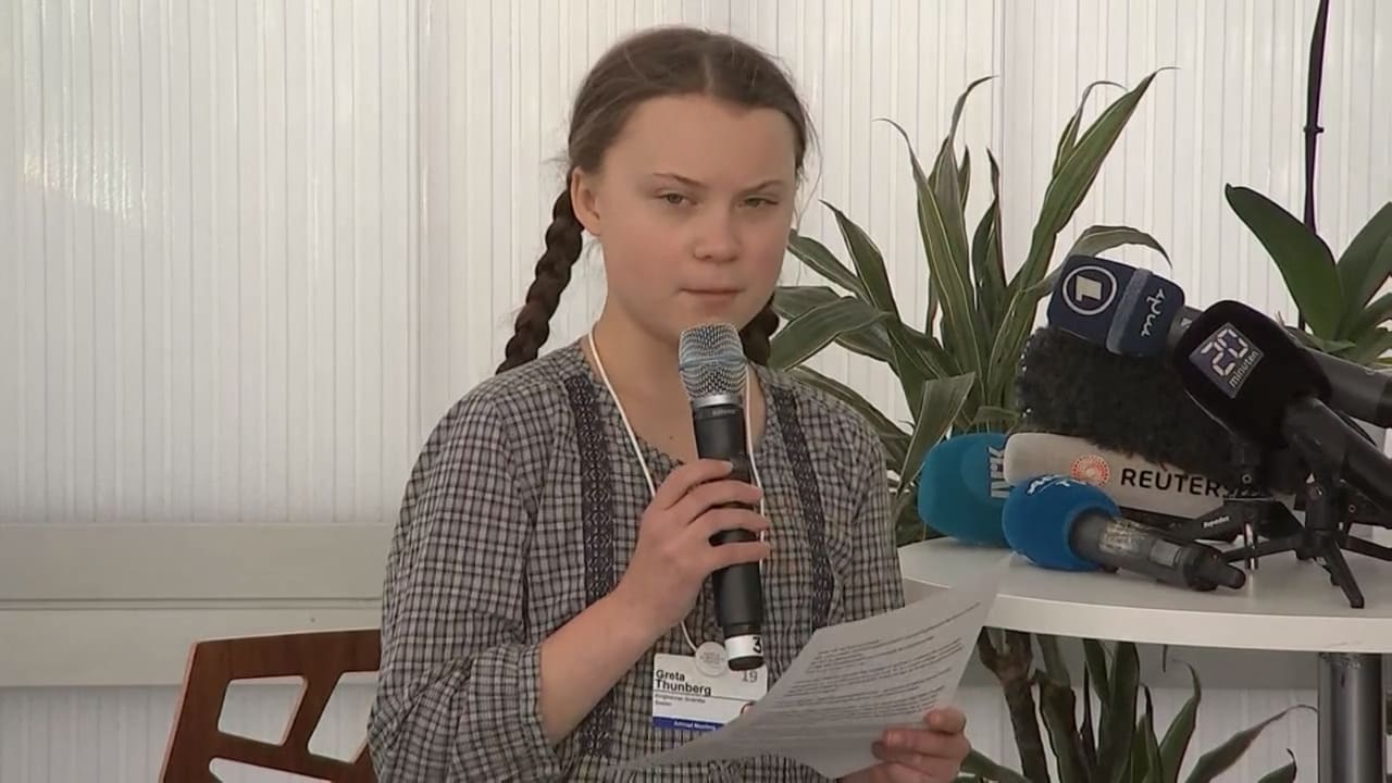 Hör Greta Thunbergs hårda ord från Davos
