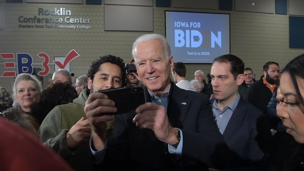 Aftonbladet på Bidens valmöte: "Han har bäst chans att slå Trump"