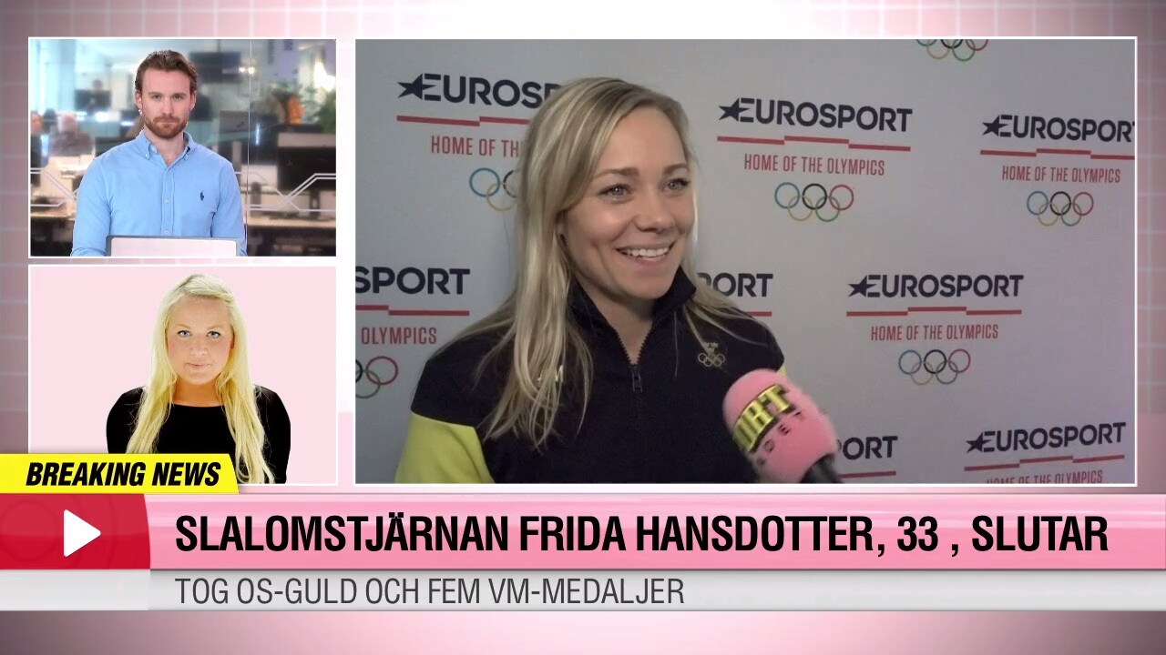 Frida Hansdotter slutar ”Tack för mig”