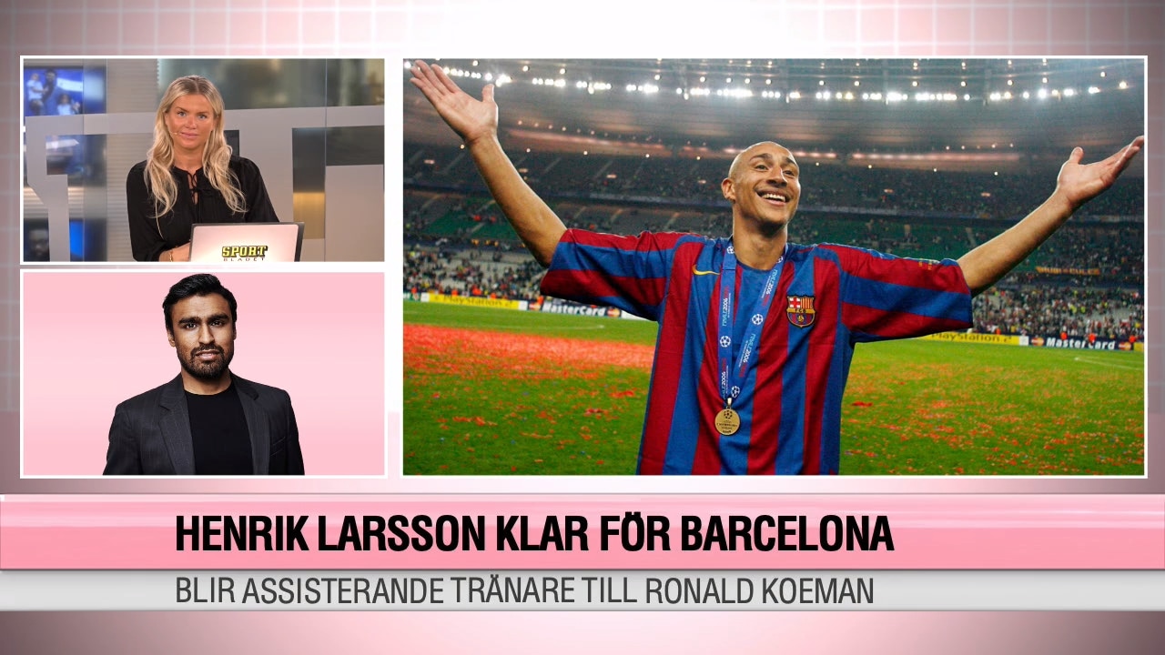 Henrik Larsson klar för Barcelona