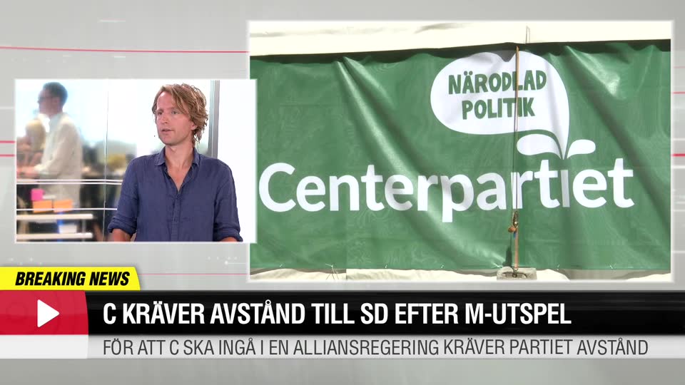 C kräver avstånd till SD efter M-utspel