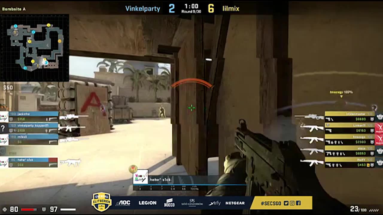 Det bästa från kvällens elitseriematcher i CS