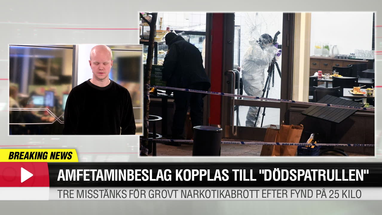 Amfetaminbeslag kopplas till "Dödspatrullen"