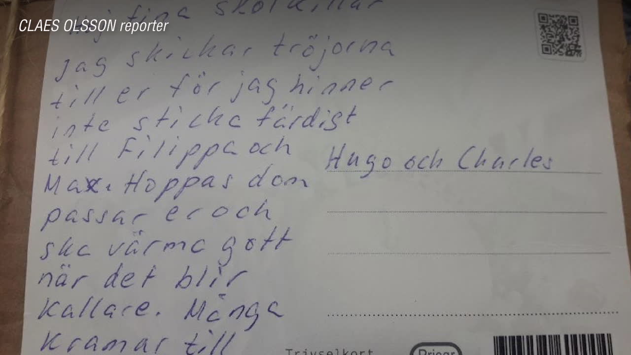 Carina hittade paket – söker efter “farmor”