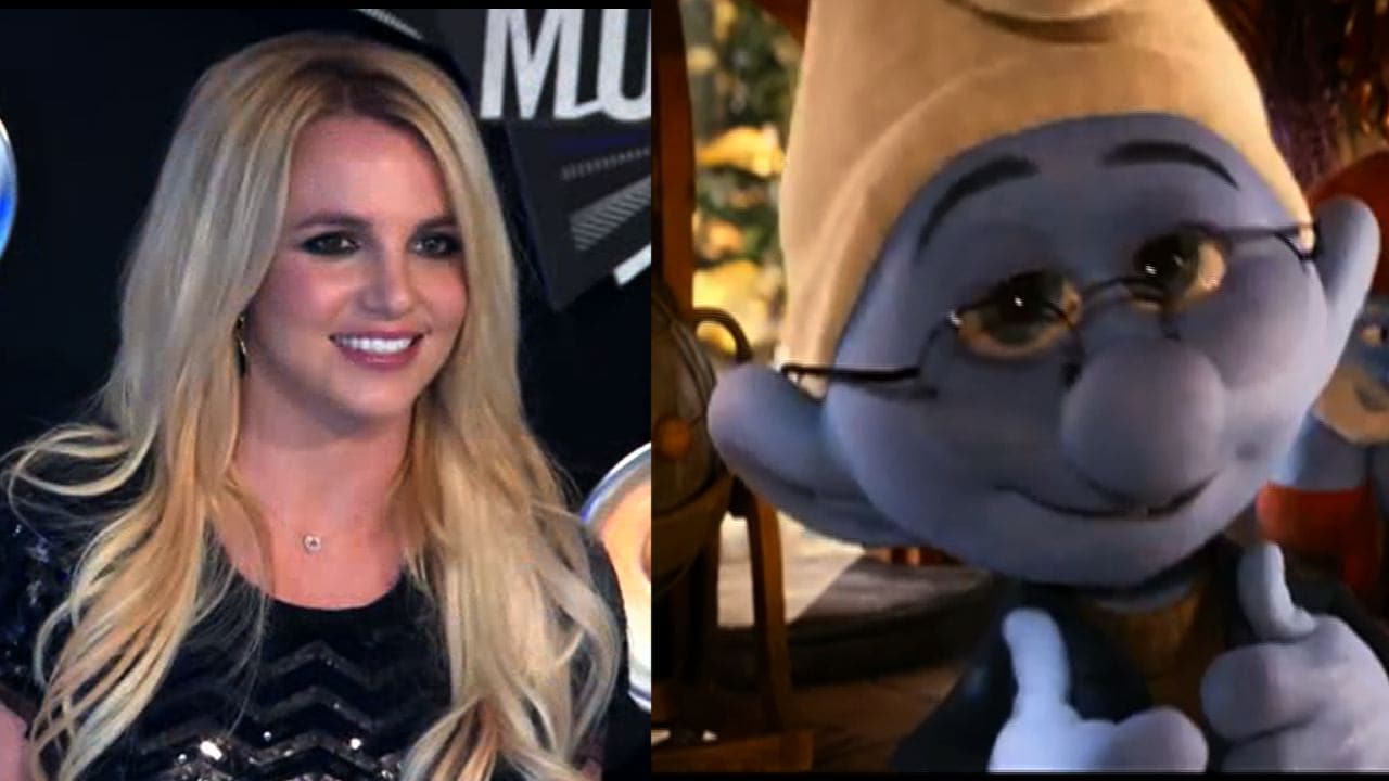 Britney Spears gör comeback med smurf-låt