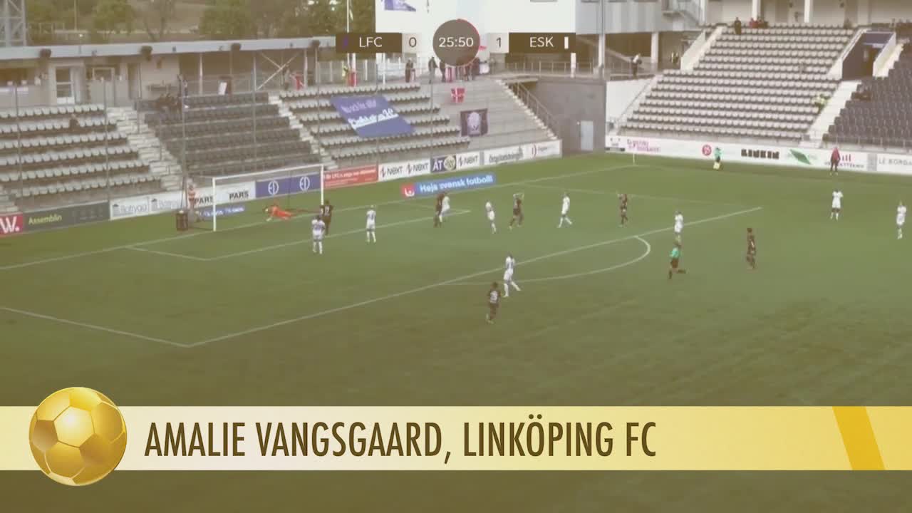 Årets hattrick - Amalie Vangsgaard, Linköping FC