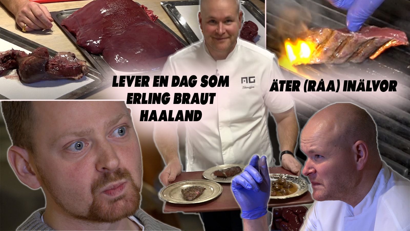 Lever en dag som Haaland: Del 2 – äter inälvor med Johan Jureskog