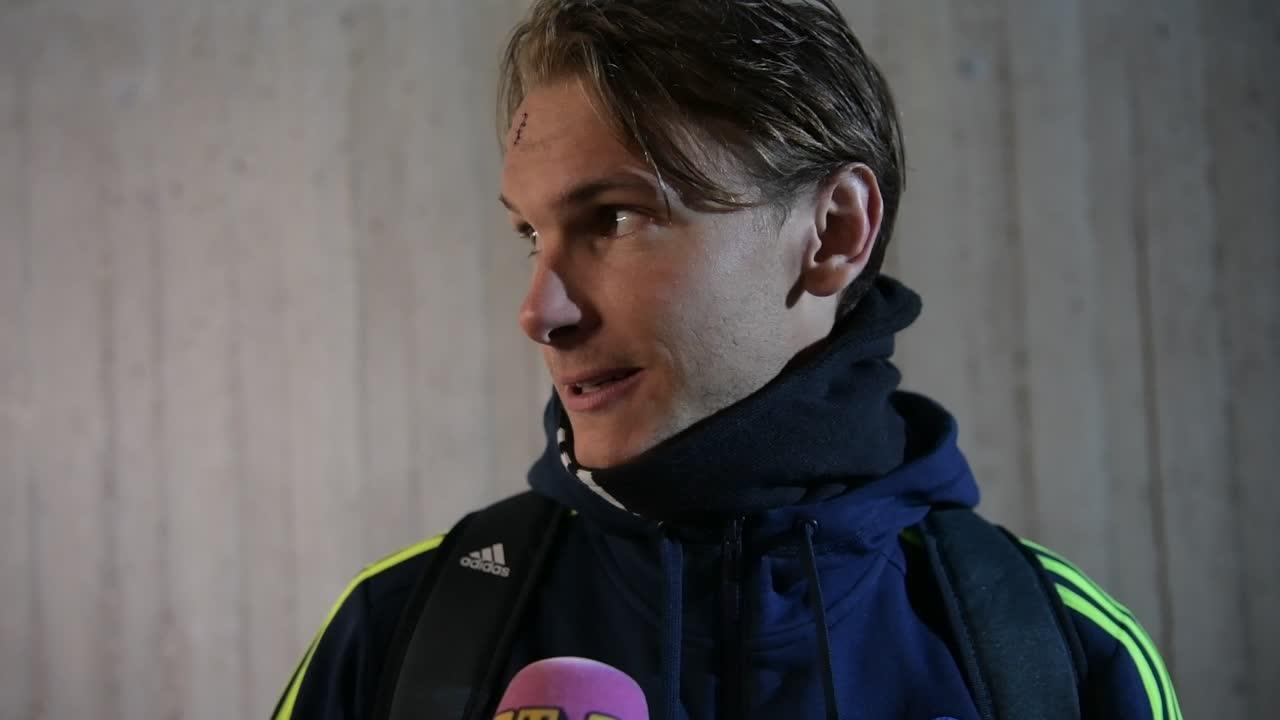 Ekdal: "Han försökte skalla mig"