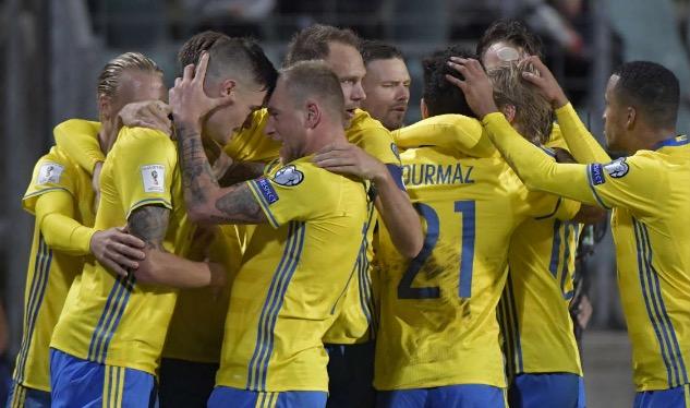 Sverige slog Luxemburg med 1-0