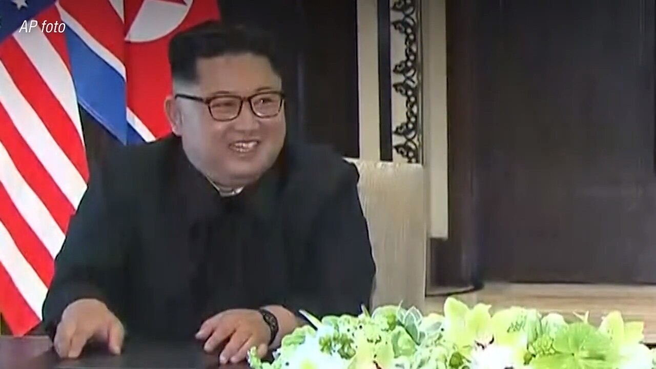 Så minns vi första mötet mellan Trump och Kim