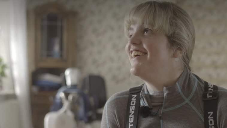 ”Hon föddes nästan med skidorna på”