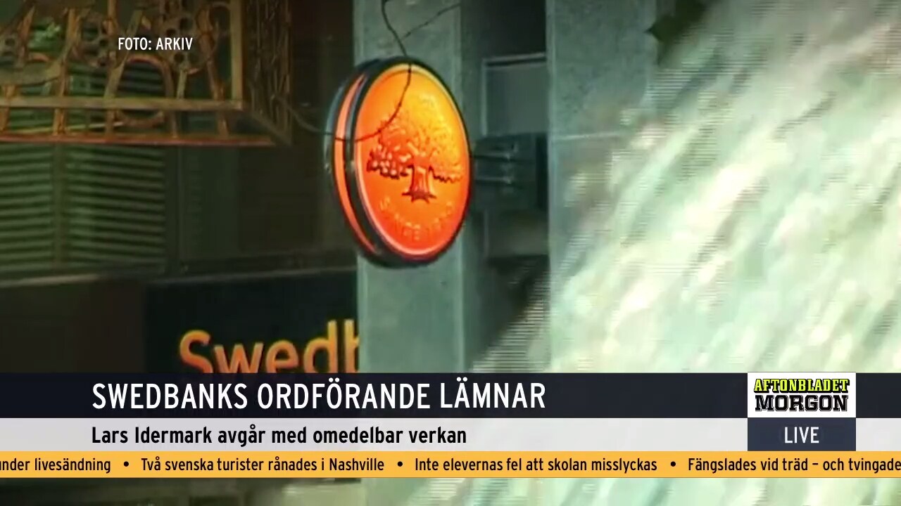 Swedbanks ordförande lämnar