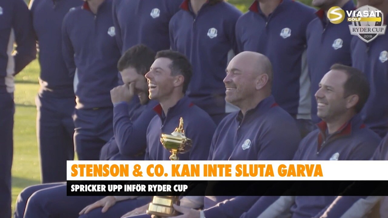 Stenson och co. bryter  ihop åt synen i himlen