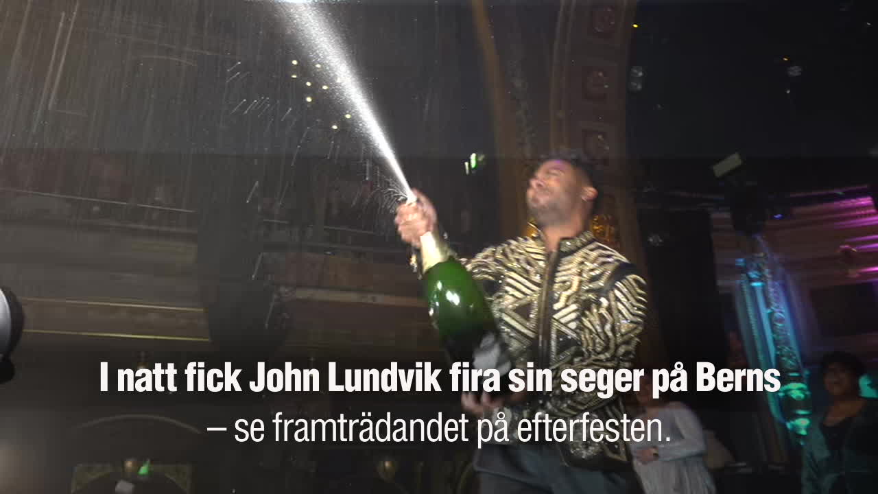 Se John Lundviks firande på Berns