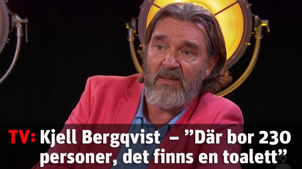 Här ger Kjell Bergqvist Statsminister Löfven en känga