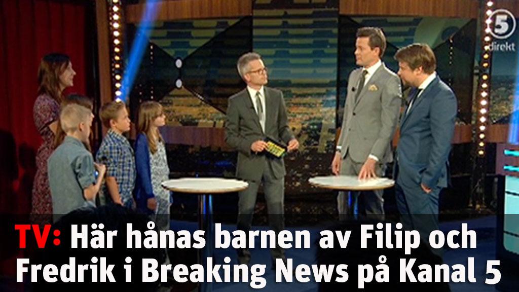 Här hånas barnen av Filip och  Fredrik